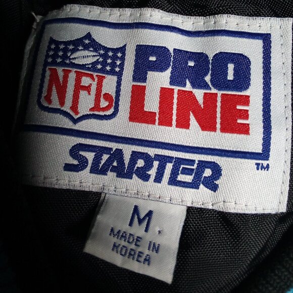 Vintage STARTER Pro Line Carolina Panthers Pullover Windbreaker Jacket - Picture 3 of 6